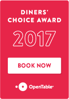 Diners' Choice Award 2017 - OpenTable