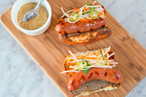 Mini Bahn Mi Dog Sliders