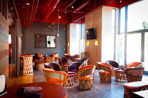 El Agave - Up 70 reception <br> A semi-private lounge with access to the open-air patio and our Tequila bar.